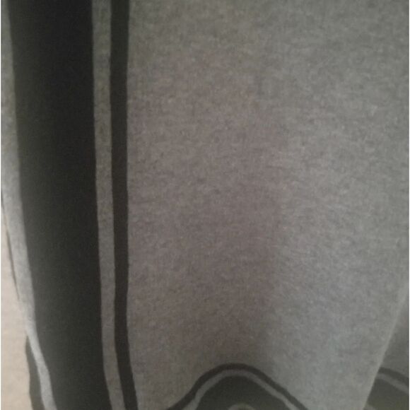 Rebecca Elliot 3 Sisters Sweater Color Block Boxy Gray & Black Size Small Medium - Picture 5 of 10